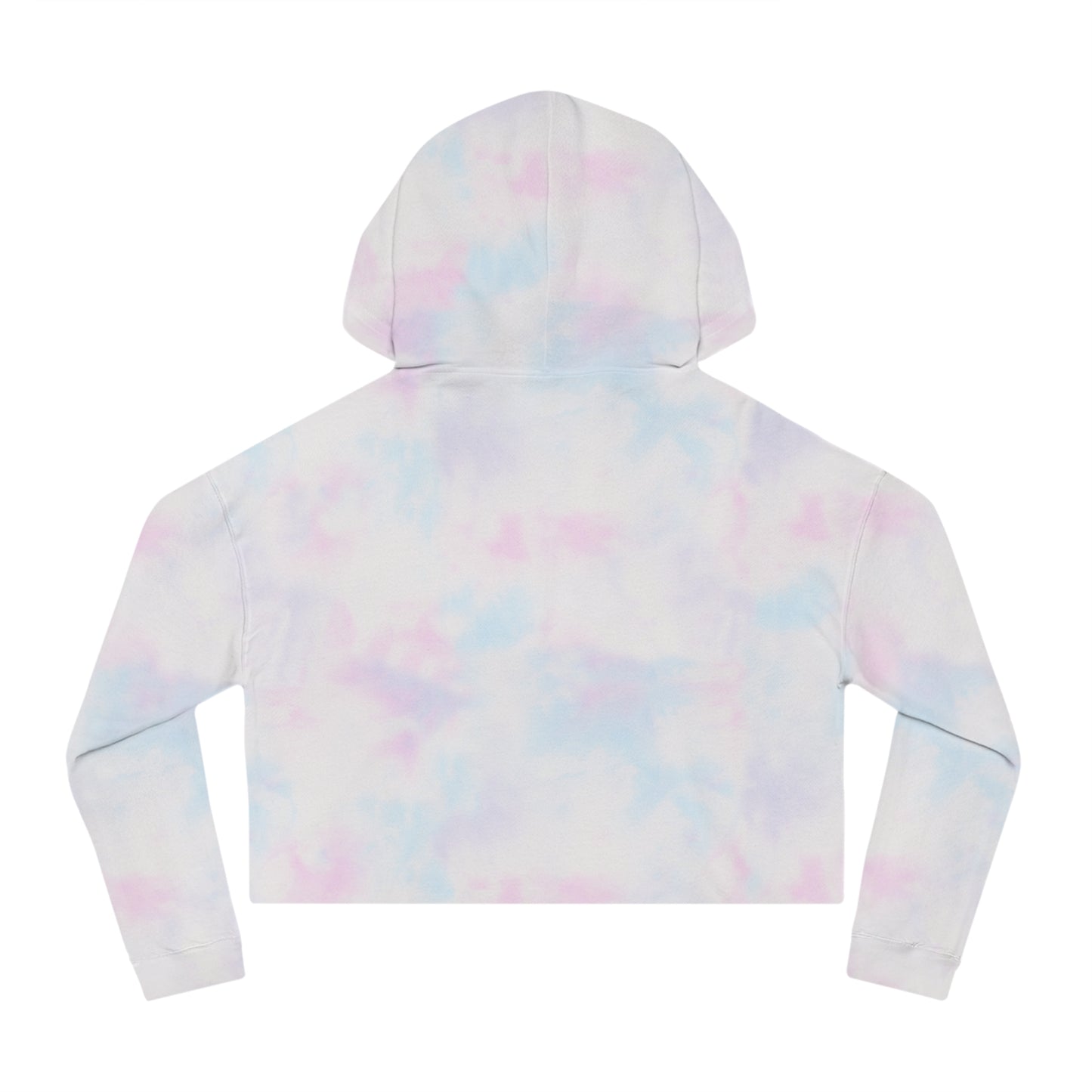 Ice Cream Bike Women’s Tie Dye Cropped Hooded Sweatshirt