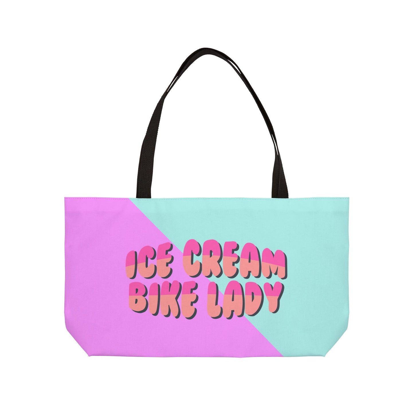 Ice Cream Bike Lady Weekender Bag