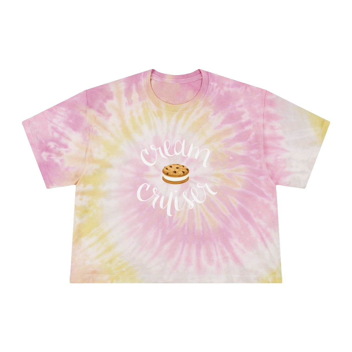 Cream Cruiser Women's Tie-Dye Crop Tee