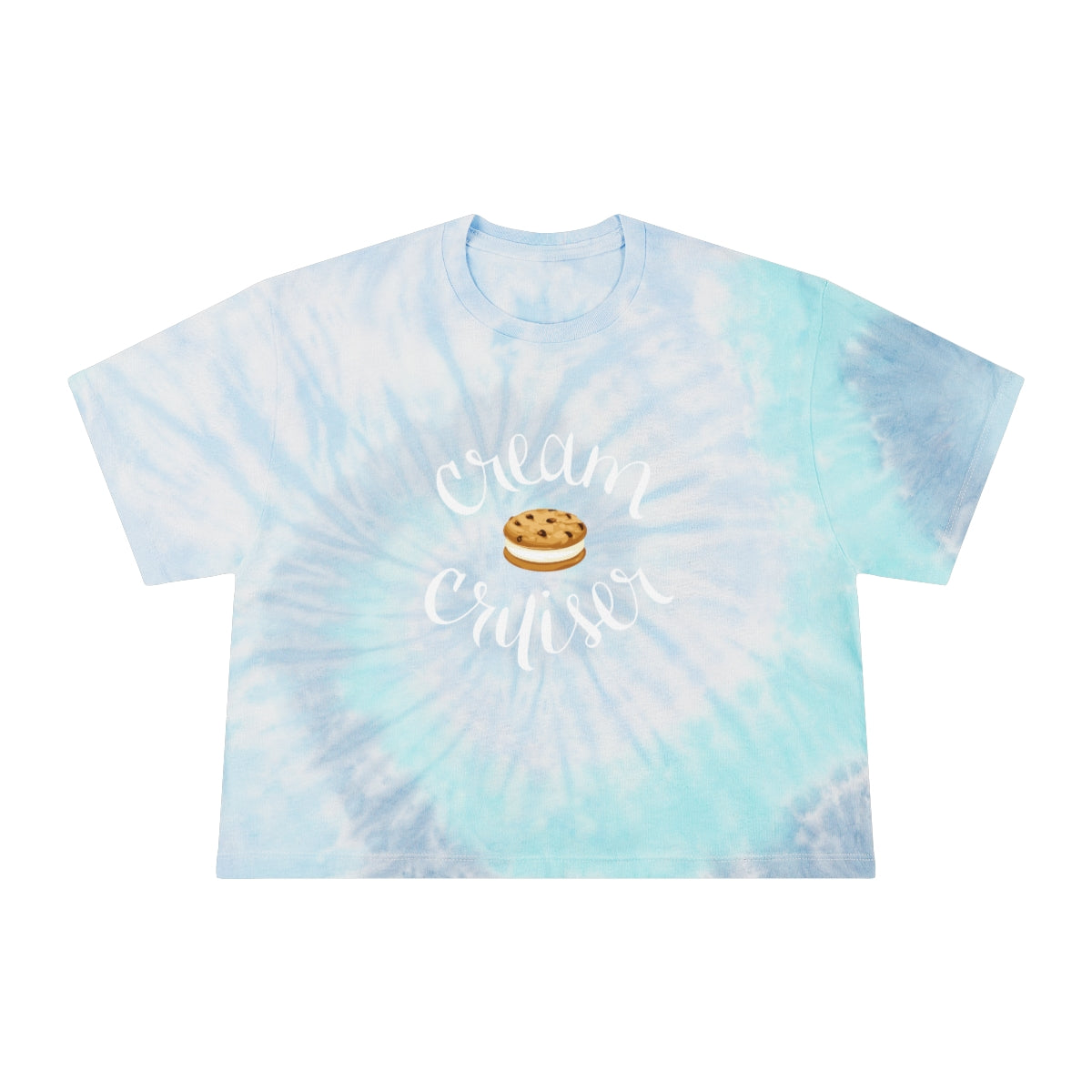Cream Cruiser Women's Tie-Dye Crop Tee
