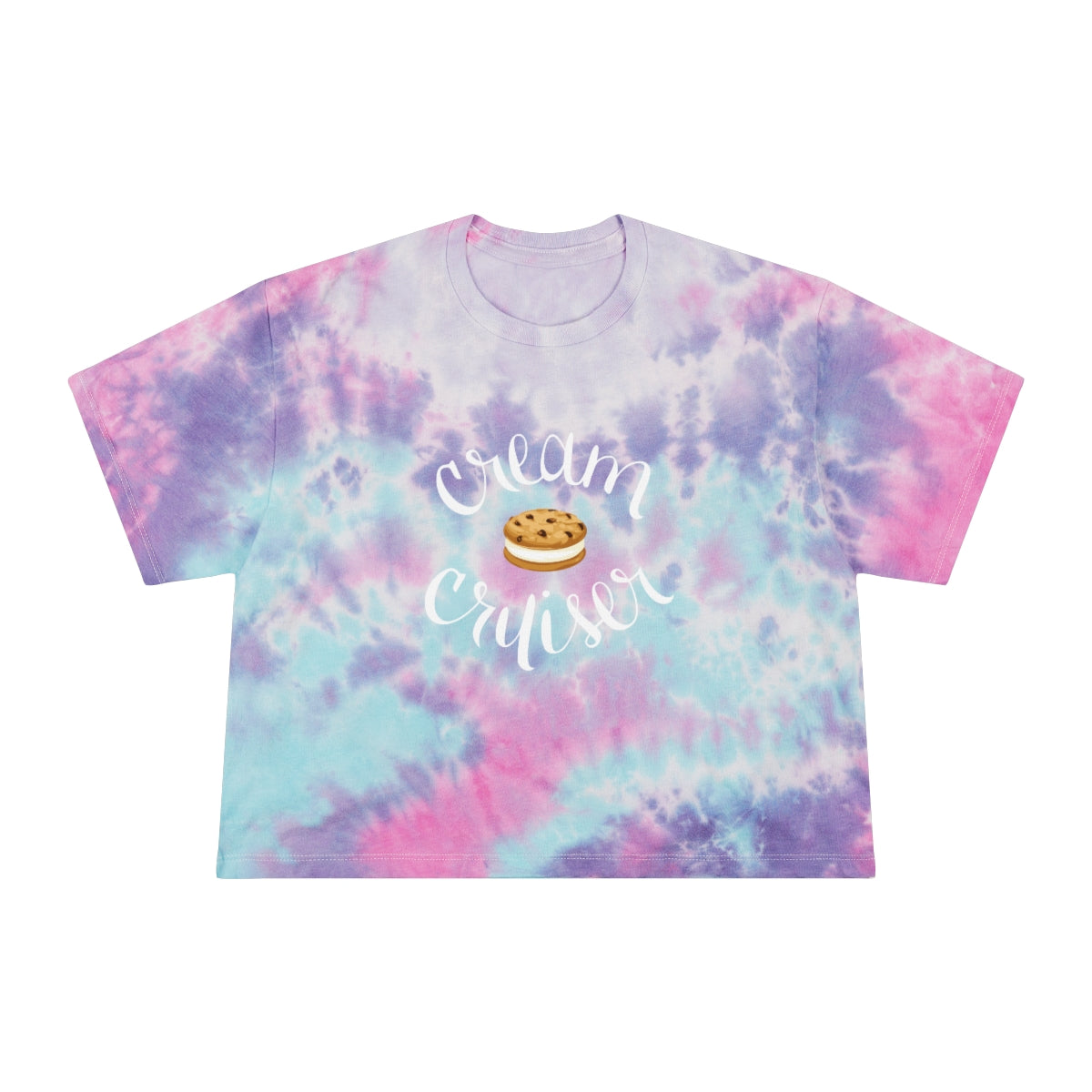 Cream Cruiser Women's Tie-Dye Crop Tee