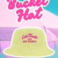 Cold Treats For Hot People Yellow Bucket Hat