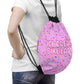 Ice Cream Bike Lady Drawstring Bag