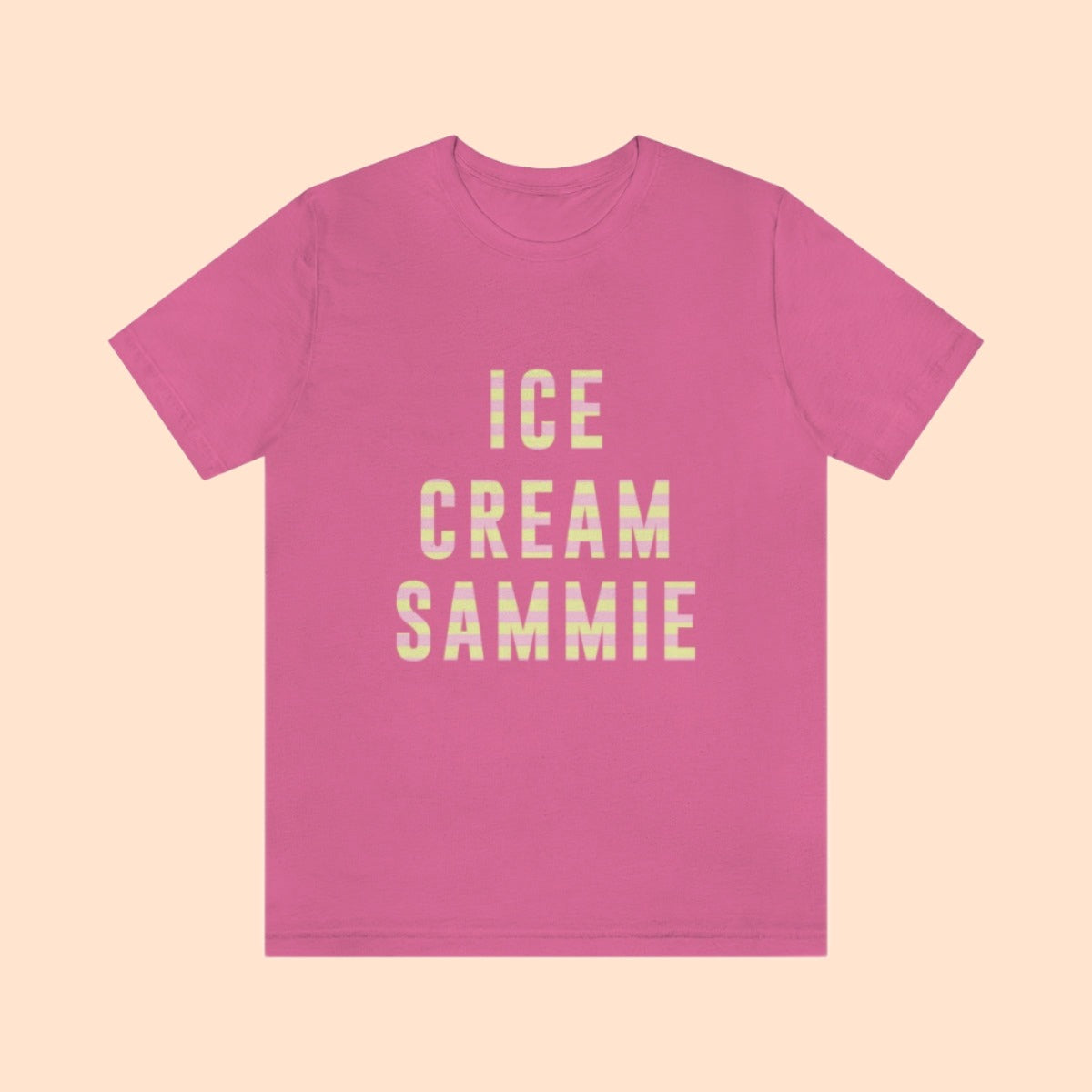 Your Favorite Ice Cream Sammie Jersey Short Sleeve Tee
