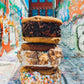Build Your Birthday Sammies with birthday cake gelato, chocolate gelato and a mix of festive sprinkles!