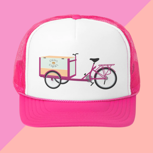 Cream Cruiser Ice Cream Bike Trucker Caps