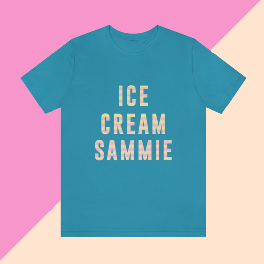 Your Favorite Ice Cream Sammie Jersey Short Sleeve Tee