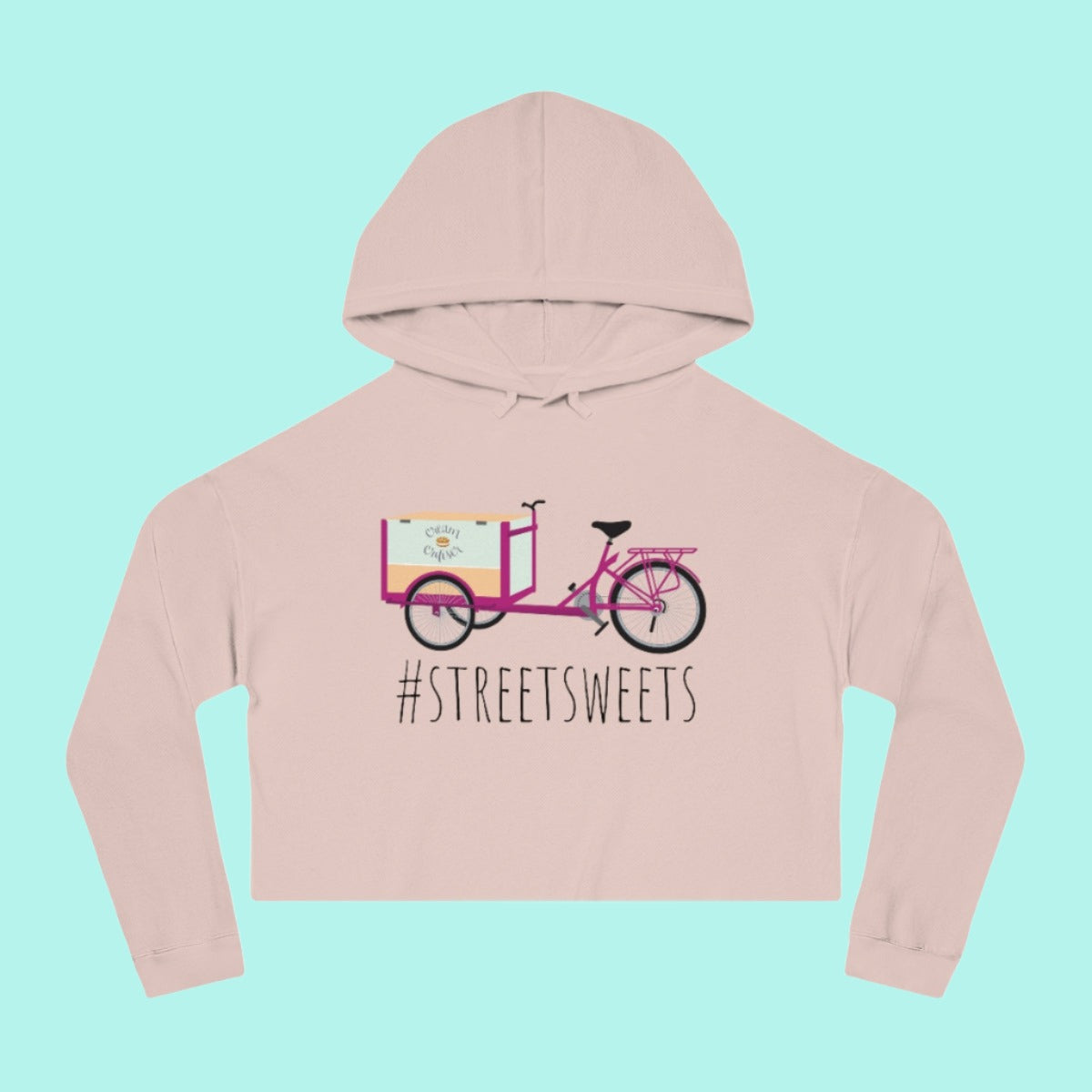 #STREETSWEETSWomen’s Cropped Hooded Sweatshirt