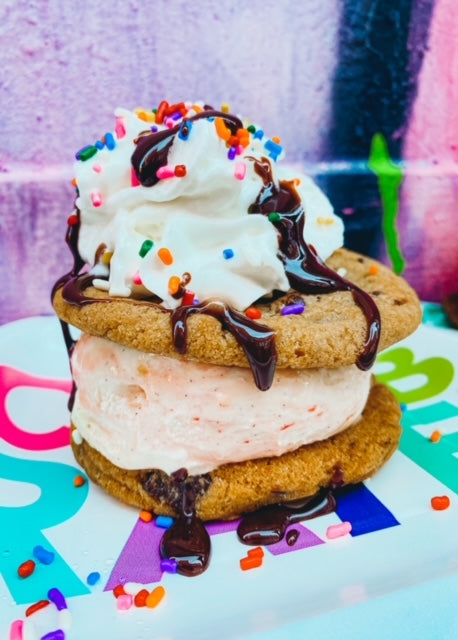Enjoy a variety of our most popular ice cream sandwich and sorbet push pop flavors shipped to your door!