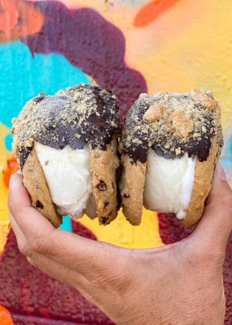 Smores ice cream sandwiches make great gifts!  Thoughtful and delicious!